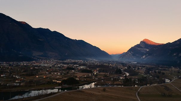 Bjerg, Panoramisk, At Rejse, Natur