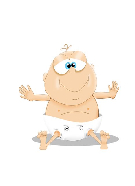Baby, Sød, Barn, Dreng, Tegneserie