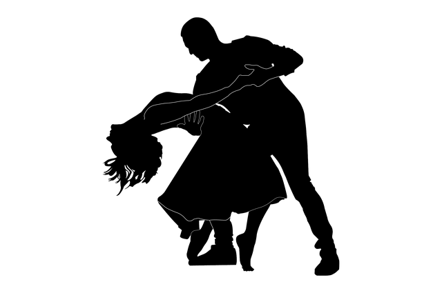 Free people dance figures illustration