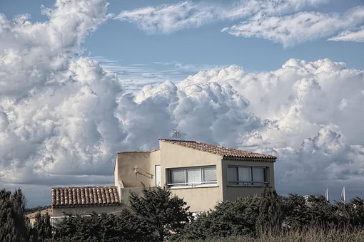 Haus, Draußen, Himmel, Keine Person