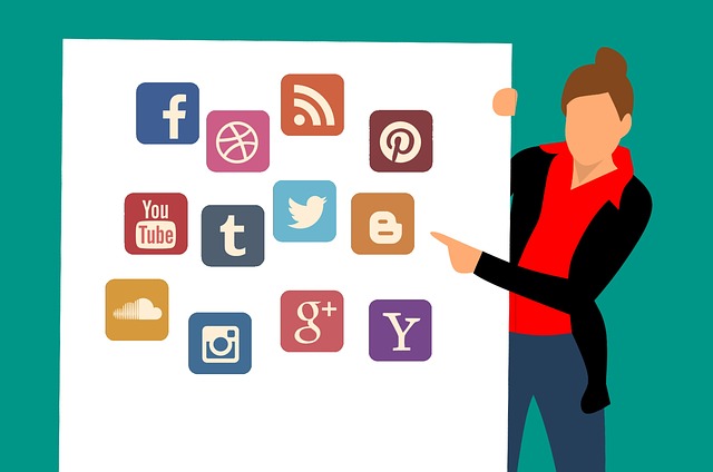 Free social media twitter google plus illustration
