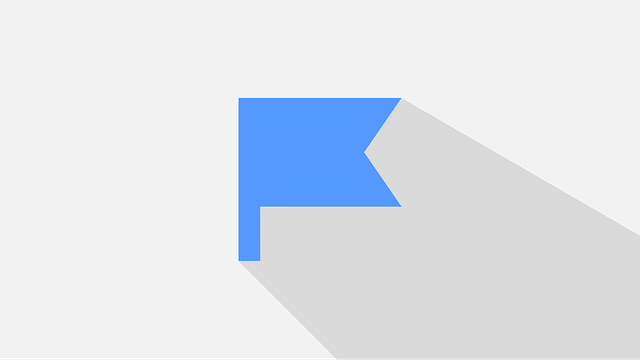 Free flag place designation vector