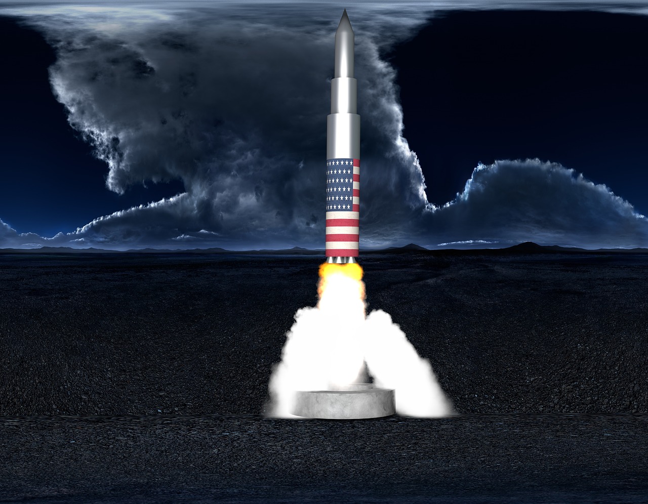 Download free HD stock image of Rocket Long-Range Missile Free Rocket Long-Range Missile photo and picture