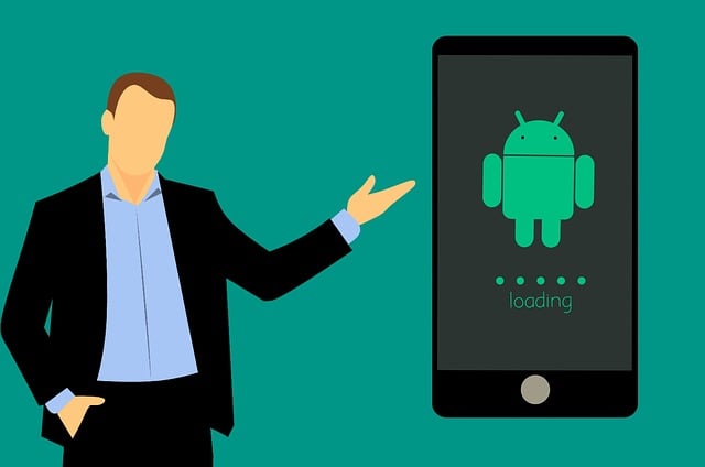 Free android operating system reboot illustration