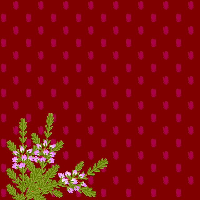 Free heather erica background illustration