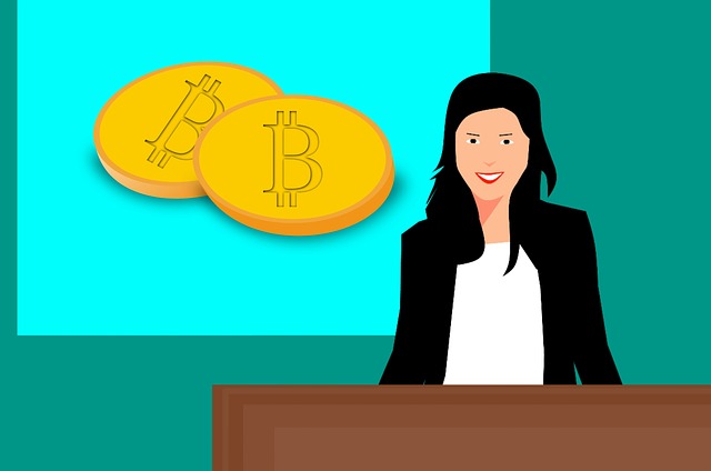 Free bitcoin finance finance and economy illustration