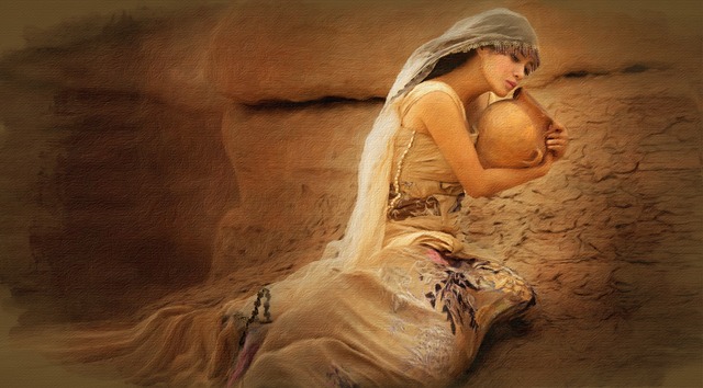 Free painting oil portrait illustration