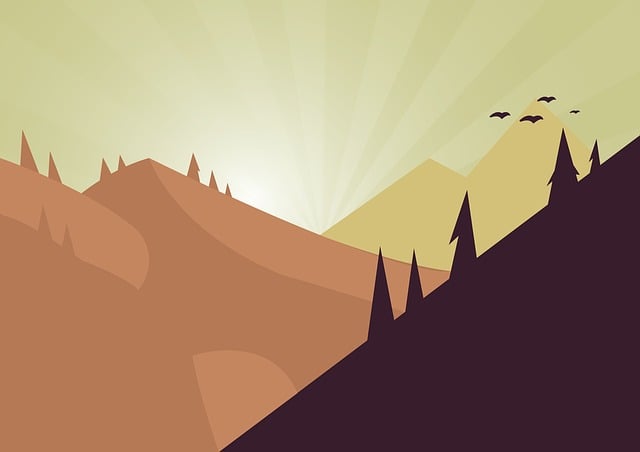 Free sky art silhouette illustration
