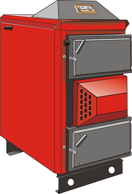 Free heat heater red illustration