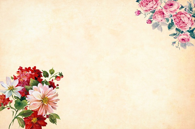 Free flower background watercolor illustration