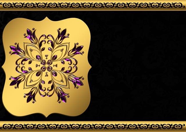 Free background image floral background gold illustration