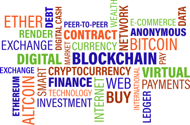 Free business word cloud bitcoin vector