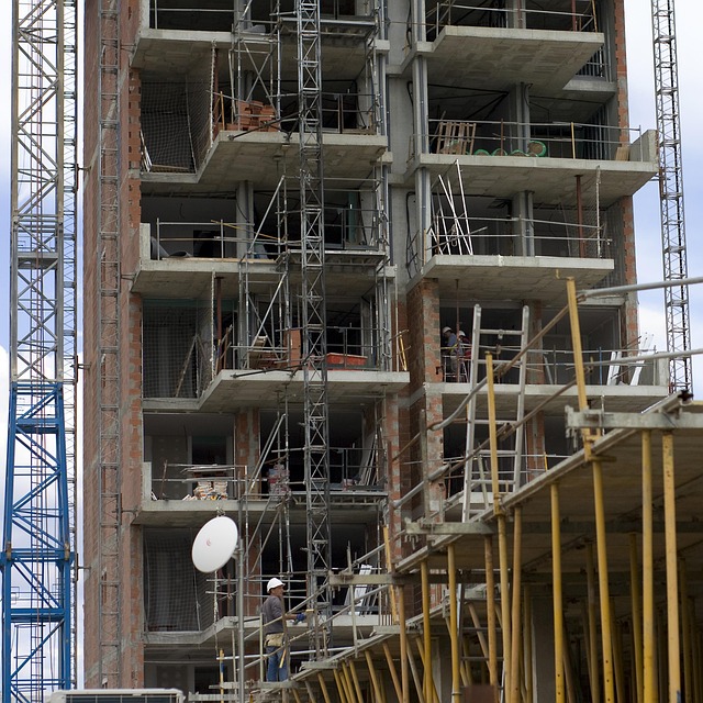 Konstruktion, Gerüst, Gebäude, Bauen