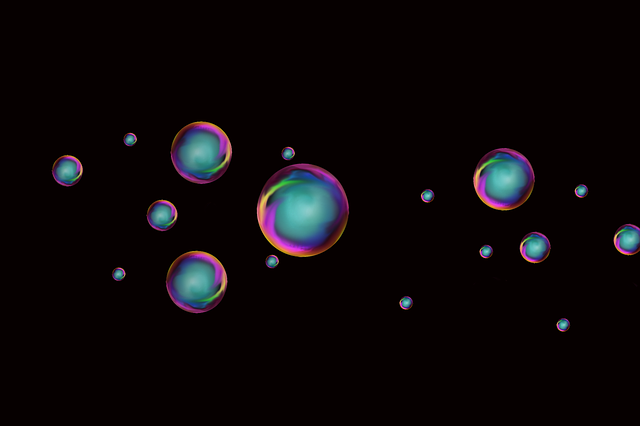 Free soap bubble bubble bullet illustration