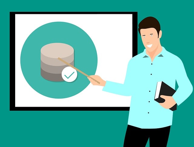 Free data information analysis illustration