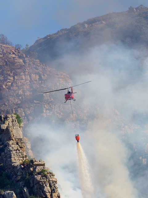 Free Fire Fighting Helicopter Sky photo and picture