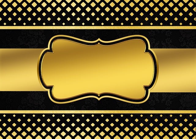 Free background image gold frame illustration