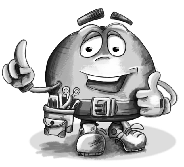 Free thumbs up builder a carpenter illustration