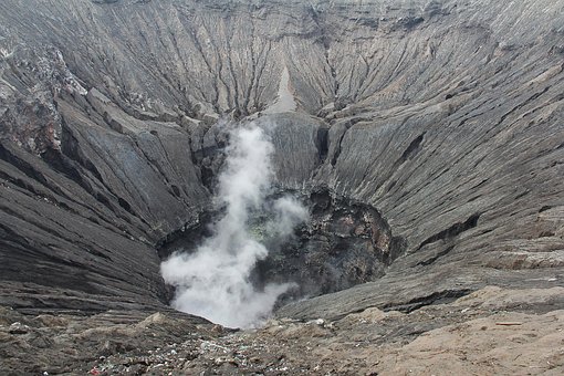 Free Smoking Crater Crater photo and picture