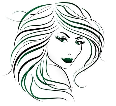 Cabelo, Penteado, Rosto, Esboço, Mulher
