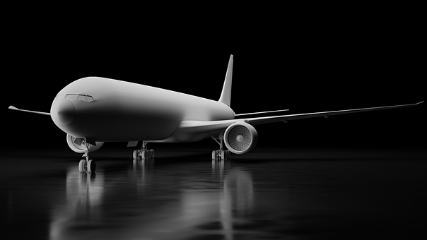 Boeing 777-300, Renderização, Avião