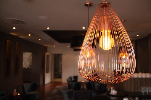 Dentro, Luminária, Quarto, Luxo, Luz