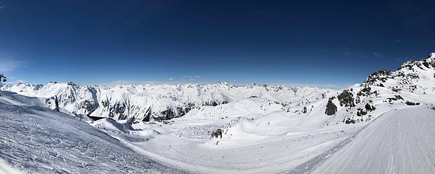 Ischgl, Piste, Winter, Skifahren