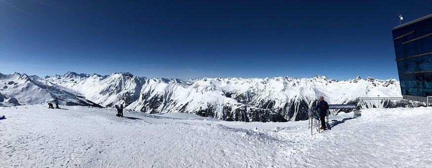 Ischgl, Piste, Winter, Skifahren