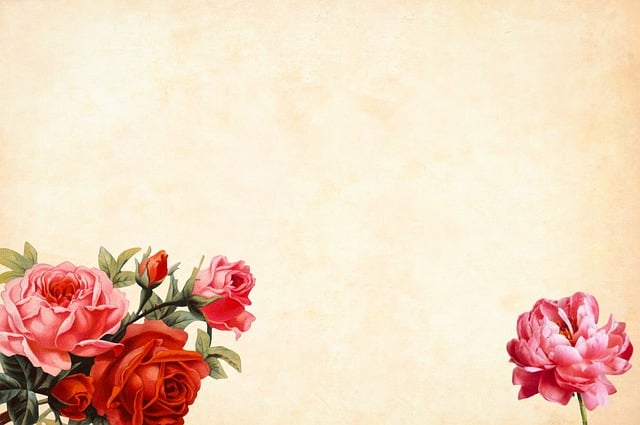 Free flower background watercolor illustration