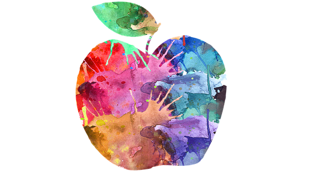 Free Apple Stylized Apple illustration and picture
