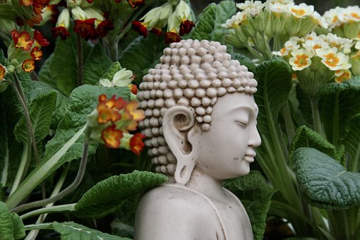 Free Buddha Beautiful Flowers photo and picture