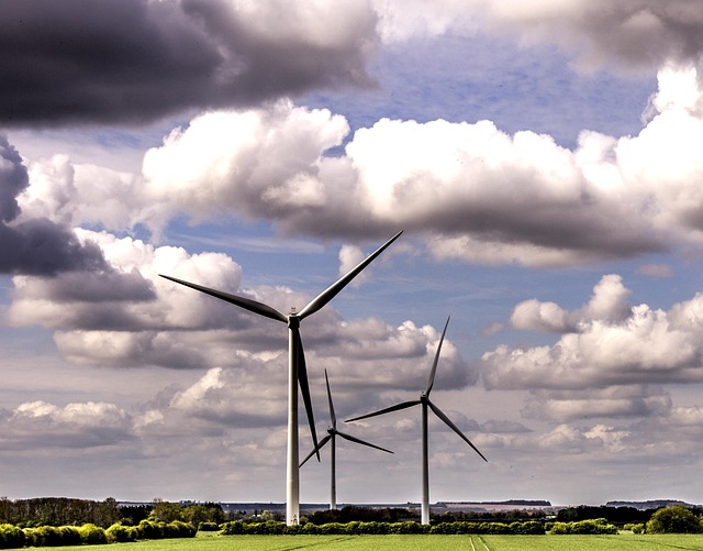 Molino, Electricidad, Turbina, Viento