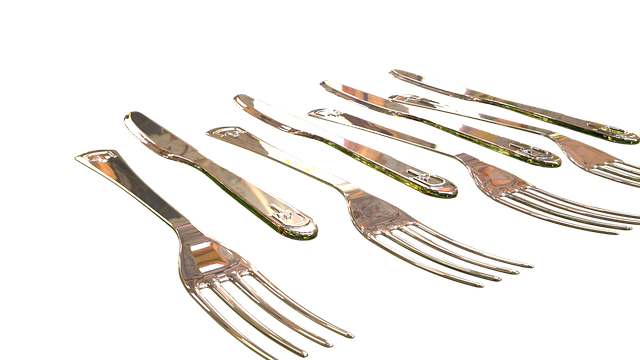Free fork knife transparent illustration