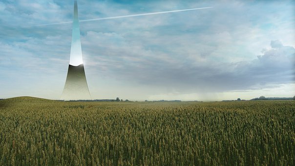 Free Space Elevator Building photo and picture