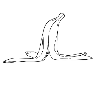 Free Banana Peel illustration and picture