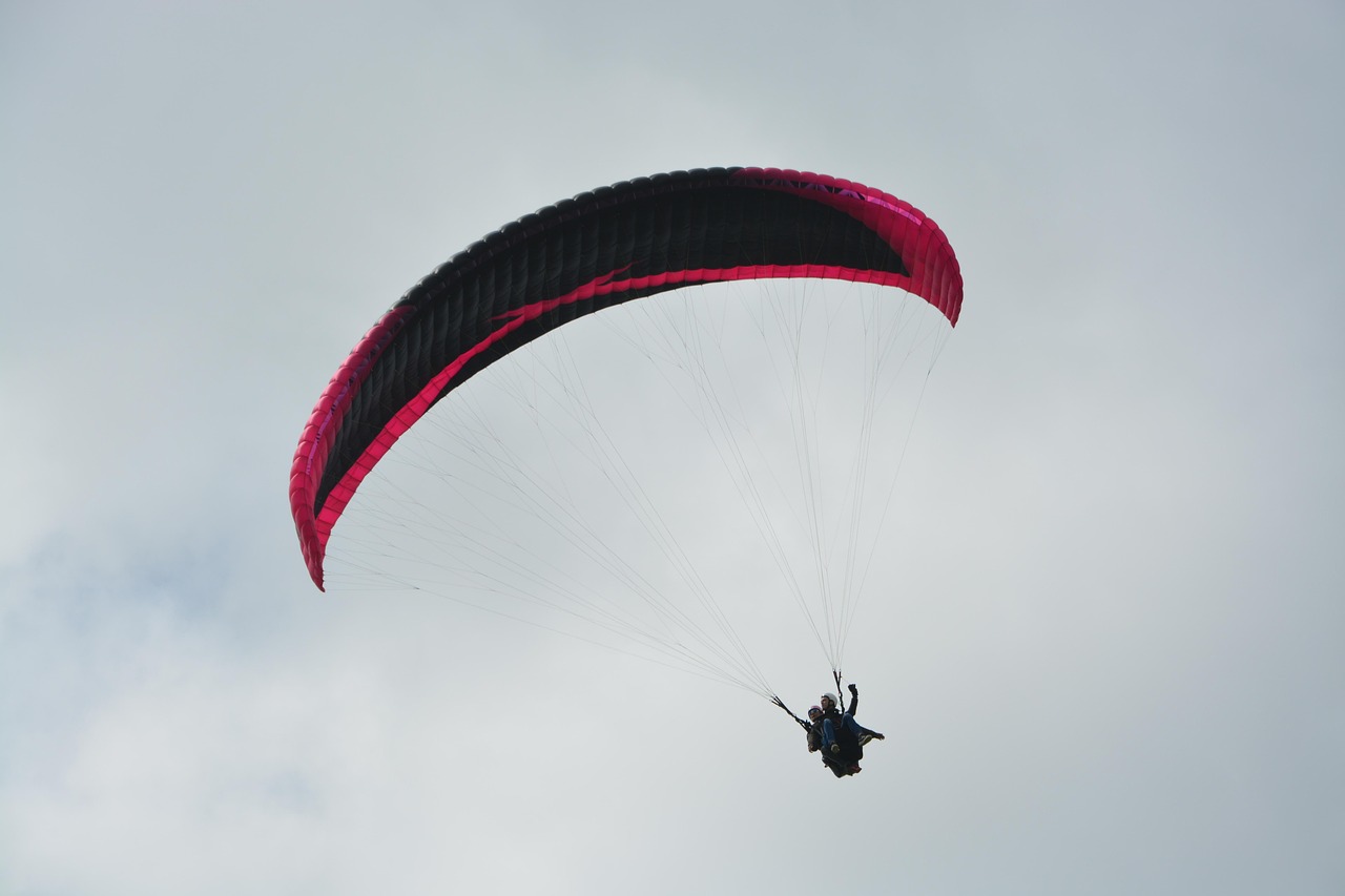 Paragliding Bi-Place - free online jigsaw puzzle photo