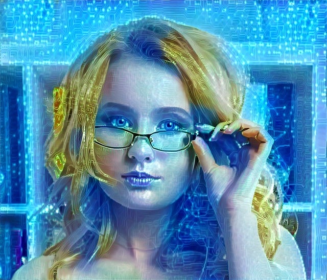 Free portrait girl woman illustration