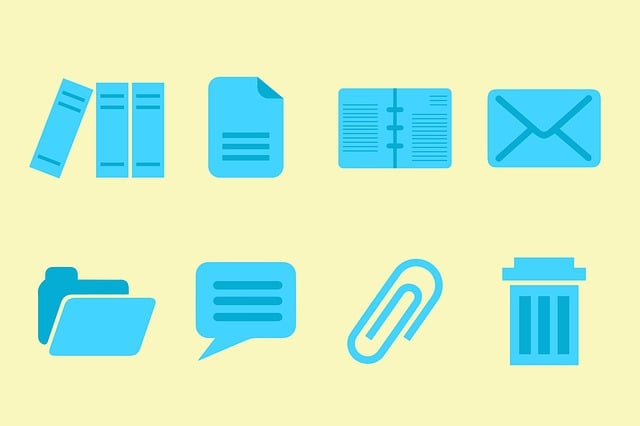 Free office icons books illustration