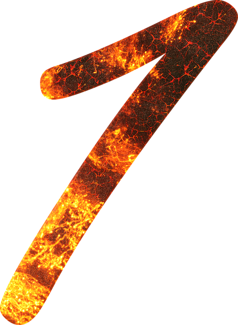 Free number fire writing illustration