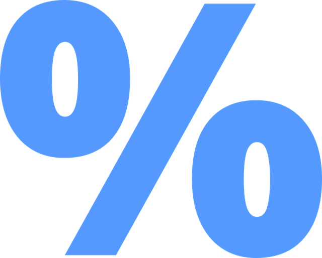 Free percent sale growth vector