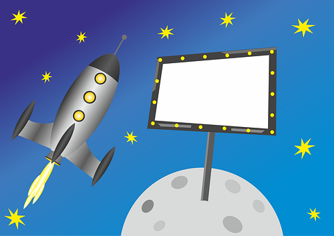 Free Rocket Spaceship vector and picture