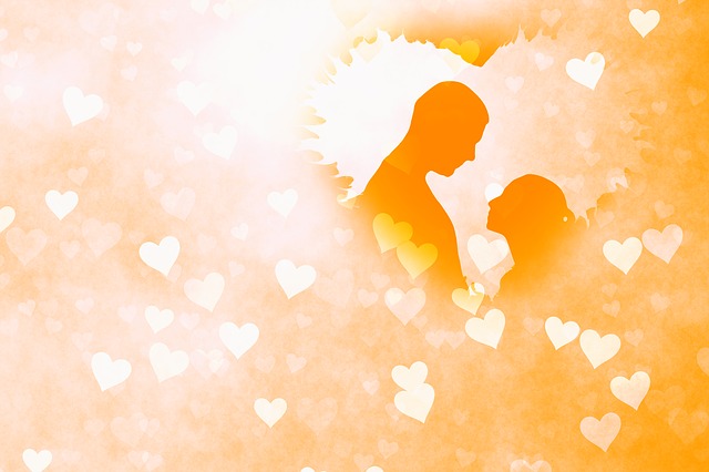 Free heart love flame illustration
