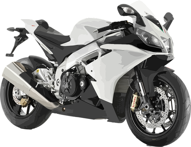Free Motorbike Engine vector and picture