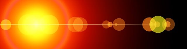 Free light reflex abstract illustration