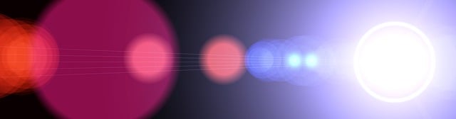 Free light reflex abstract illustration