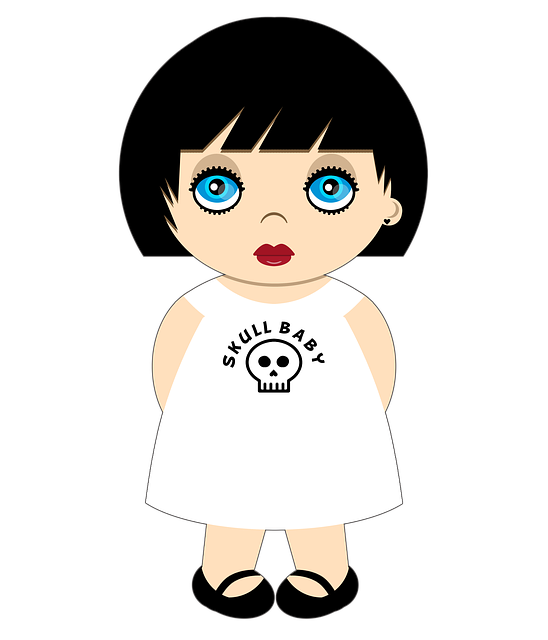 Free Doll Cartoon illustration and picture