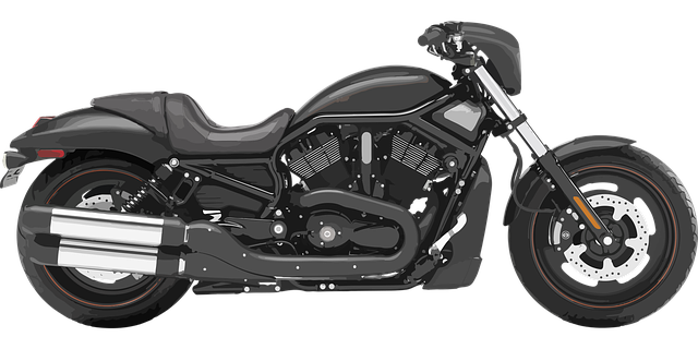 Free Motorbike Engine vector and picture