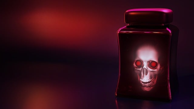 Schedel, Skull And Crossbones, Glas