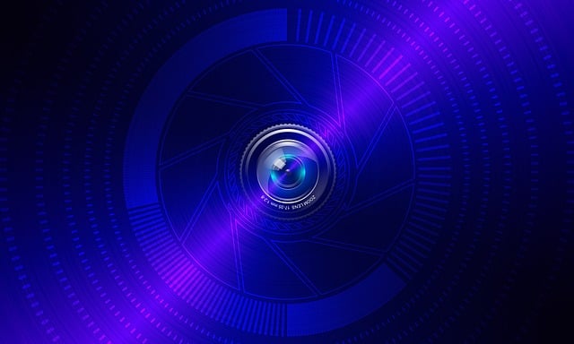 Free camera surveillance monitoring illustration