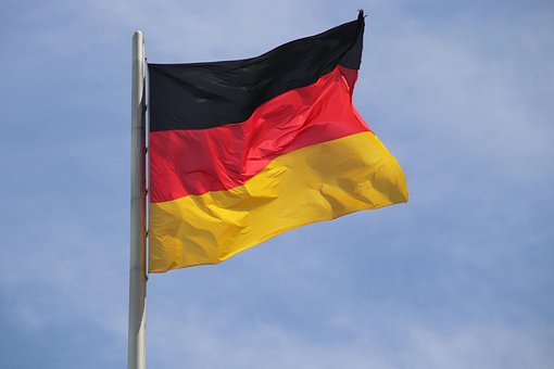 German Flag, Flag, National Flag, Black